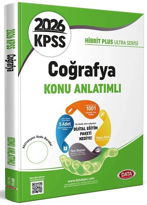 Data 2026 KPSS Coğrafya Ultra Konu Anlatımlı Data Yayınları Data 2026 KPSS Coğrafya Ultra Konu Anlatımlı Data Yayınları