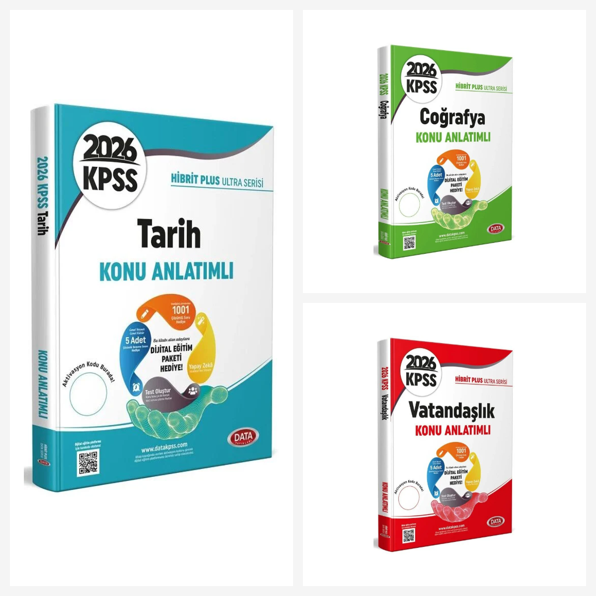 Data 2026 KPSS Tarih + Coğrafya + Vatandaşlık + Türkçe Ultra Konu Anlatımlı 3 lü Set Data Yayınları Data 2026 KPSS Tarih + Coğrafya + Vatandaşlık + Türkçe Ultra Konu Anlatımlı 3 lü Set Data Yayınları