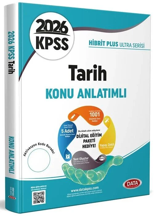 Data 2026 KPSS Tarih Ultra Konu Anlatımlı Data Yayınları Data 2026 KPSS Tarih Ultra Konu Anlatımlı Data Yayınları