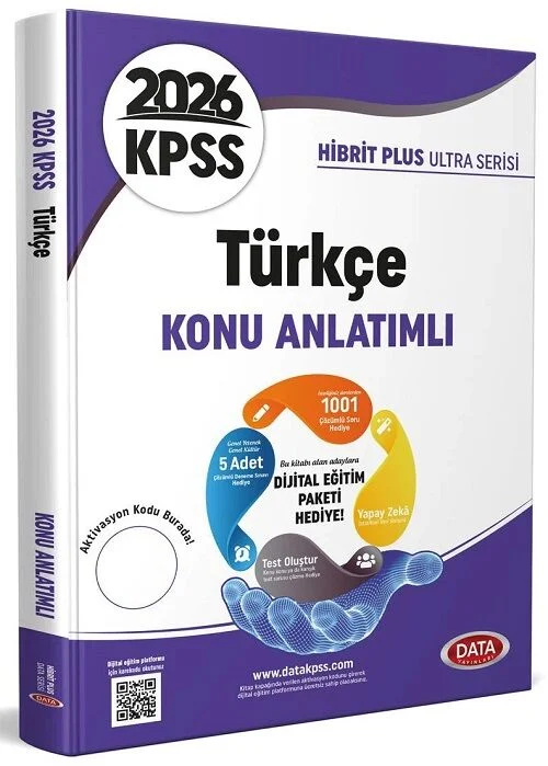 Data 2026 KPSS Türkçe Ultra Konu Anlatımlı Data Yayınları Data 2026 KPSS Türkçe Ultra Konu Anlatımlı Data Yayınları