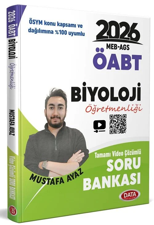 Data 2026 ÖABT MEB-AGS Biyoloji Öğretmenliği Soru Bankası Çözümlü - Mustafa Ayaz Data Yayınları Data 2026 ÖABT MEB-AGS Biyoloji Öğretmenliği Soru Bankası Çözümlü - Mustafa Ayaz Data Yayınları