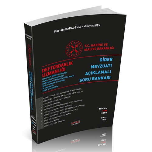 Defterdarlık Uzmanlığı Gider Mevzuatı Açıklamalı Soru Bankası 2022 Savaş Yayınları Defterdarlık Uzmanlığı Gider Mevzuatı Açıklamalı Soru Bankası 2022 Savaş Yayınları