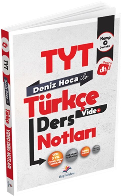 Deniz Hoca TYT Türkçe Video Ders Notları Dizgi Kitap Yayınları