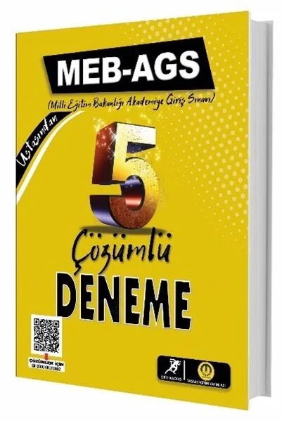 Dev Kadro MEB-AGS 5 Deneme Çözümlü Tasarı Yayınları