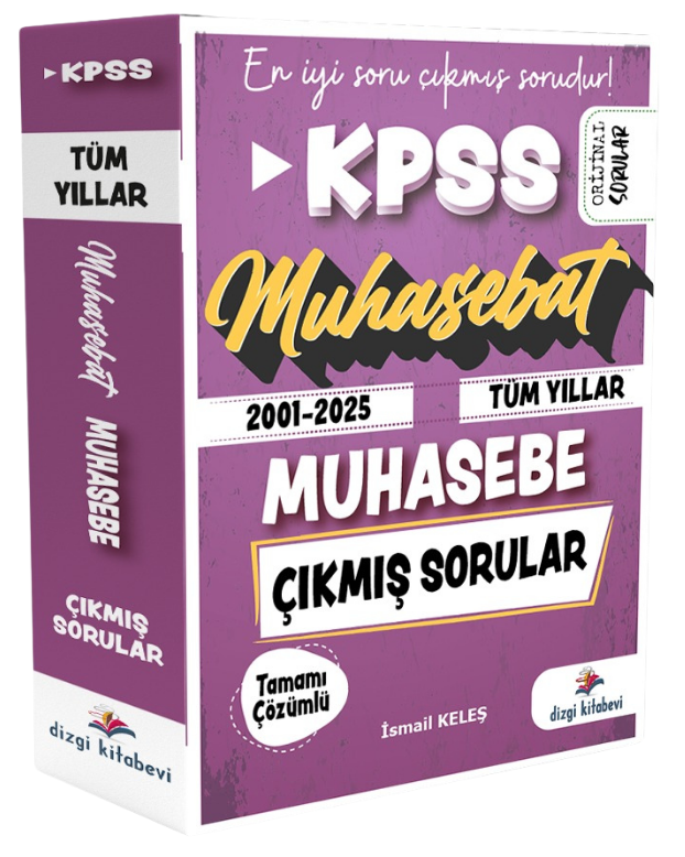 Dizgi Kitap 2026 KPSS A Grubu Muhasebe Muhasebat Çıkmış Sorular 2001-2025 Tüm Yıllar Çözümlü - İsmail Keleş Dizgi Kitap Yayınları Dizgi Kitap 2026 KPSS A Grubu Muhasebe Muhasebat Çıkmış Sorular 2001-2025 Tüm Yıllar Çözümlü - İsmail Keleş Dizgi Kitap Yayınları