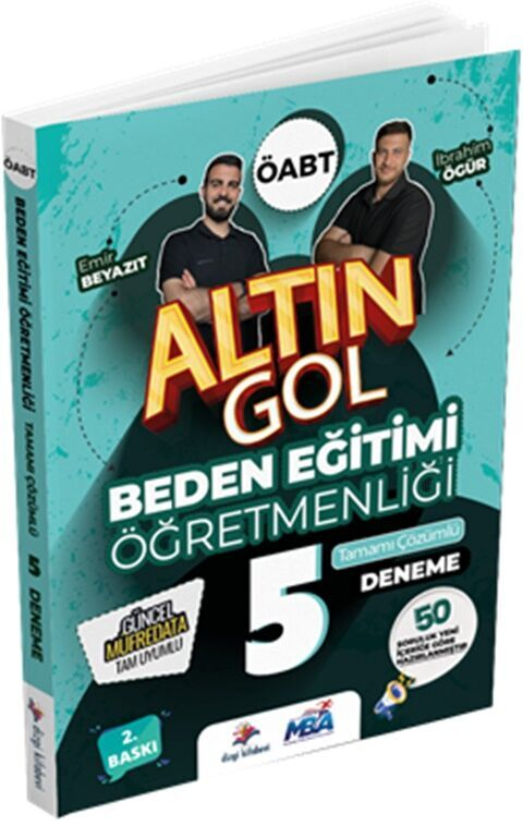 Dizgi Kitap 2026 MEB AGS ÖABT Altın Gol Beden Eğitimi Öğretmenliği Tamamı Çözümlü 5 Deneme 2. Baskı Dizgi Kitap Yayınları Dizgi Kitap 2026 MEB AGS ÖABT Altın Gol Beden Eğitimi Öğretmenliği Tamamı Çözümlü 5 Deneme 2. Baskı Dizgi Kitap Yayınları