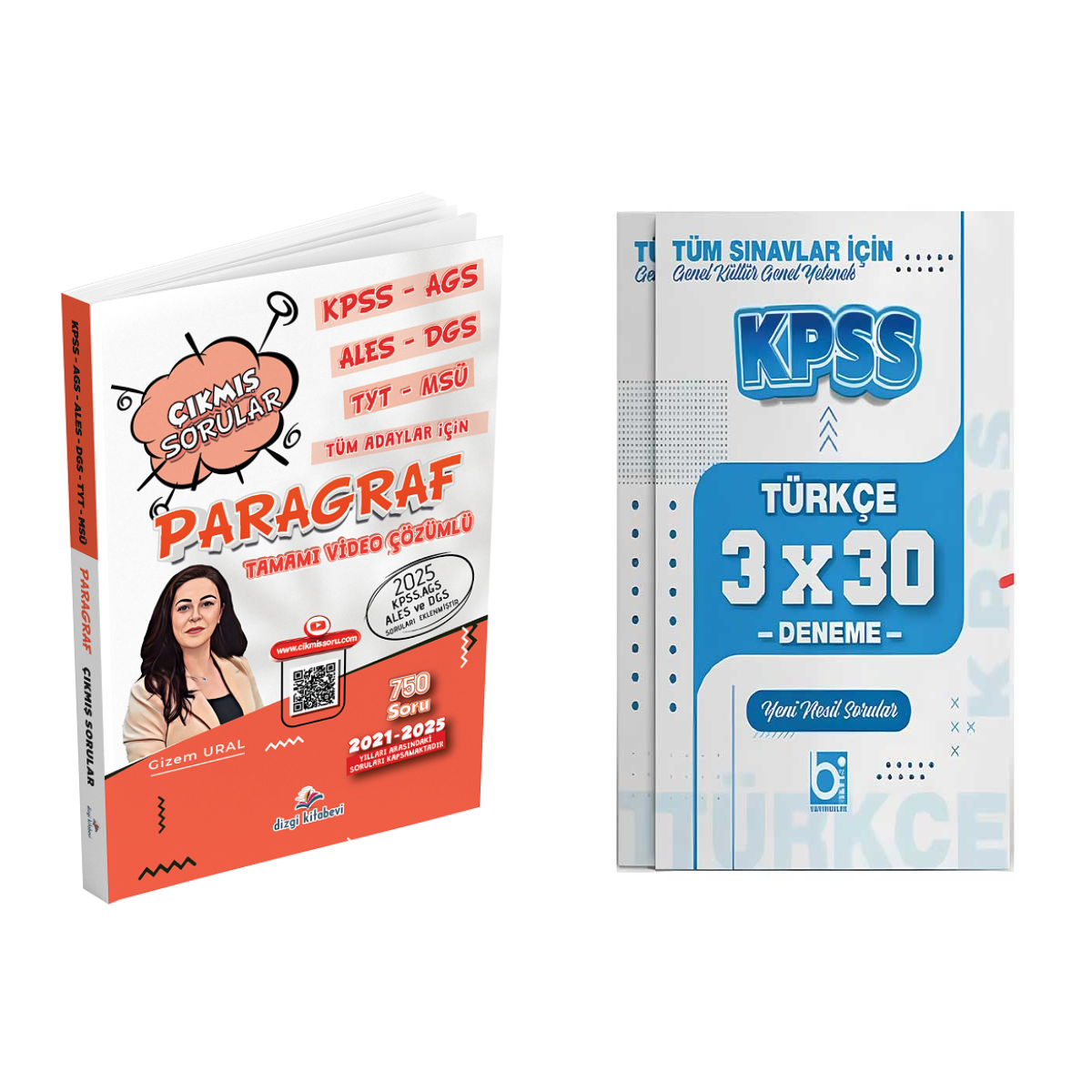 Dizgi Kitap KPSS AGS ALES DGS TYT MSÜ Paragraf Çıkmış Sorular ve Deneme Seti Dizgi ve Bigelio Yayıncılık