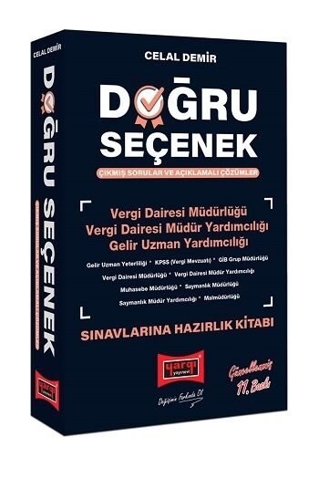 Doğru Seçenek Çıkmış Sorular ve Açıklamalı Çözümler 11. Baskı Yargı Yayınları