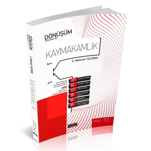 Dönüşüm Kaymakamlık Soru Bankası 2021 Savaş Yayınları