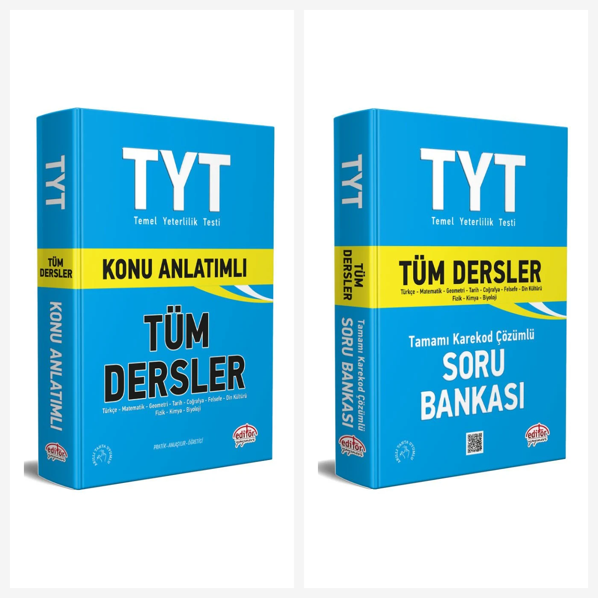 Editör TYT Tüm Dersler Konu Anlatımlı Soru Bankası Seti 2 Kitap Editör Yayınları