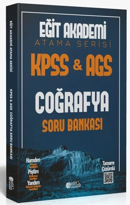 Eğit Akademi 2026 KPSS MEB-AGS Coğrafya Atama Serisi Soru Bankası Eğit Akademi