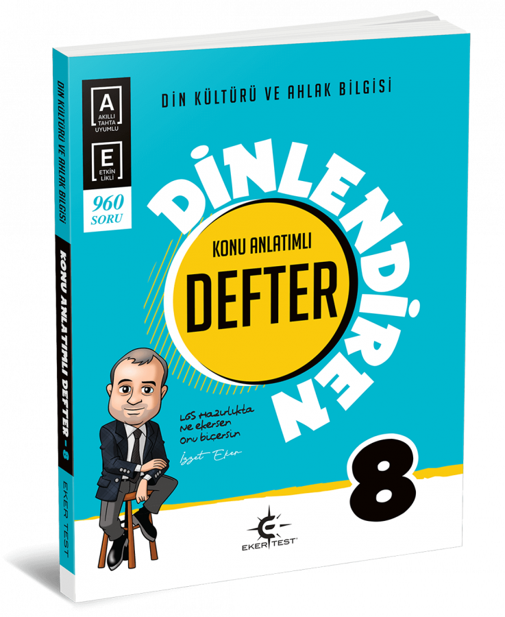 8. Sınıf Dinlendiren Defter Eker Test Yayınları 8. Sınıf Dinlendiren Defter Eker Test Yayınları