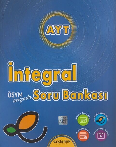 Endemik AYT İntegral Soru Bankası Endemik Yayınları