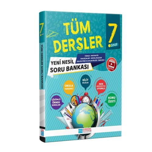 Evrensel 7. Sınıf Tüm Dersler Video Çözümlü Soru Bankası Evrensel İletişim Yayınları