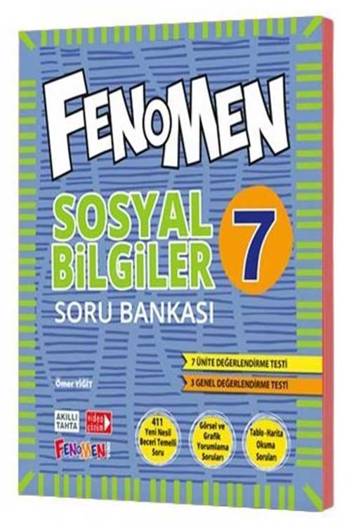 7. Sınıf Fenomen Sosyal Bilgiler Soru Bankası Fenomen Yayınları