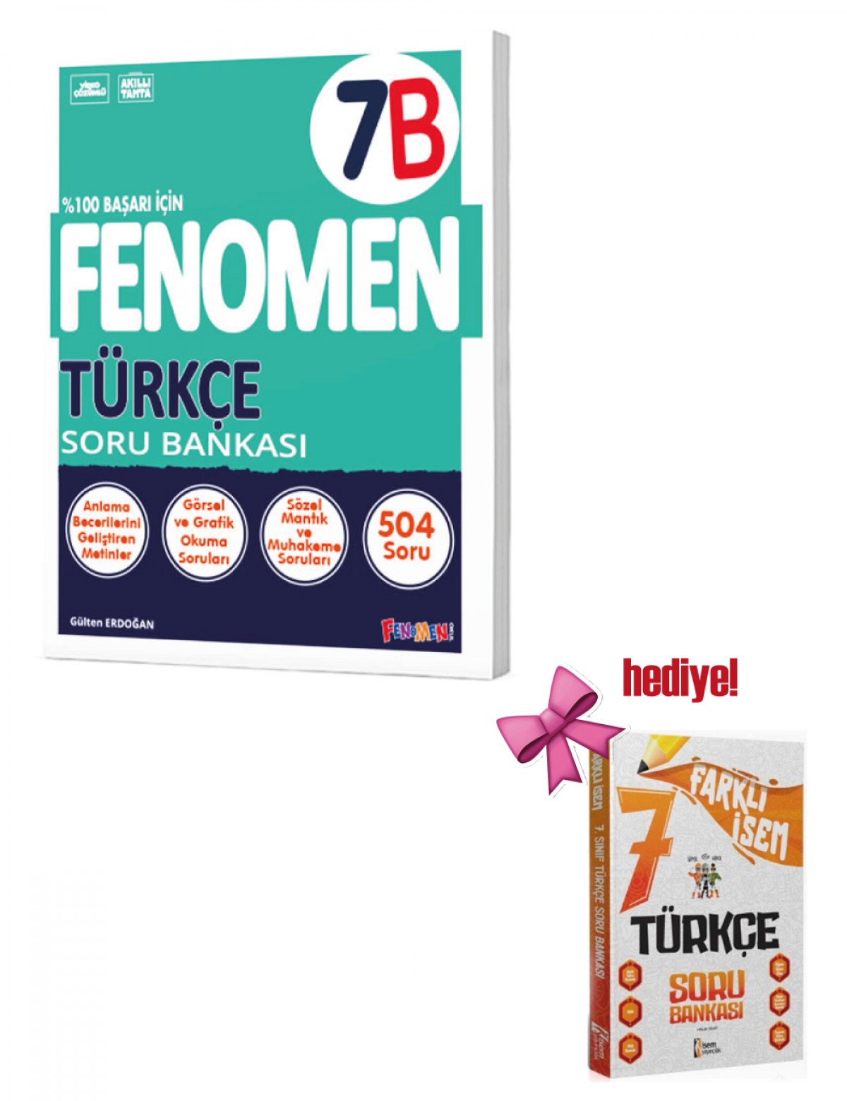 Fenomen 7. Sınıf Türkçe Fenomen B Soru Bankası + İsem Türkçe Soru Hediyeli Fenomen 7. Sınıf Türkçe Fenomen B Soru Bankası + İsem Türkçe Soru Hediyeli