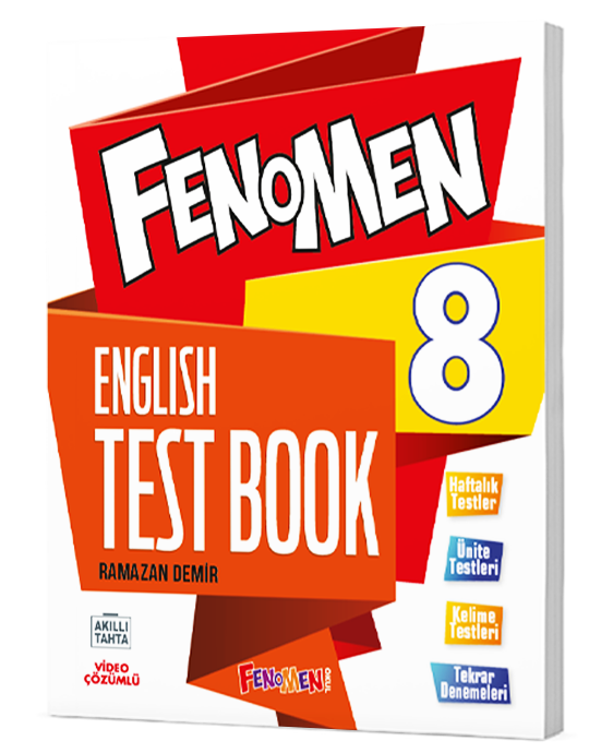 8. Sınıf Fenomen English Test Book Fenomen Yayınları