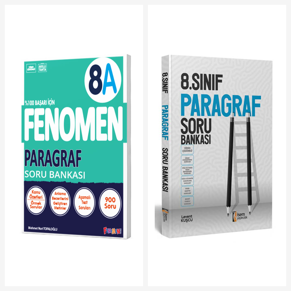Fenomen 8. Sınıf Paragraf A Soru Bankası + İsem Paragraf Soru Bankası Seti