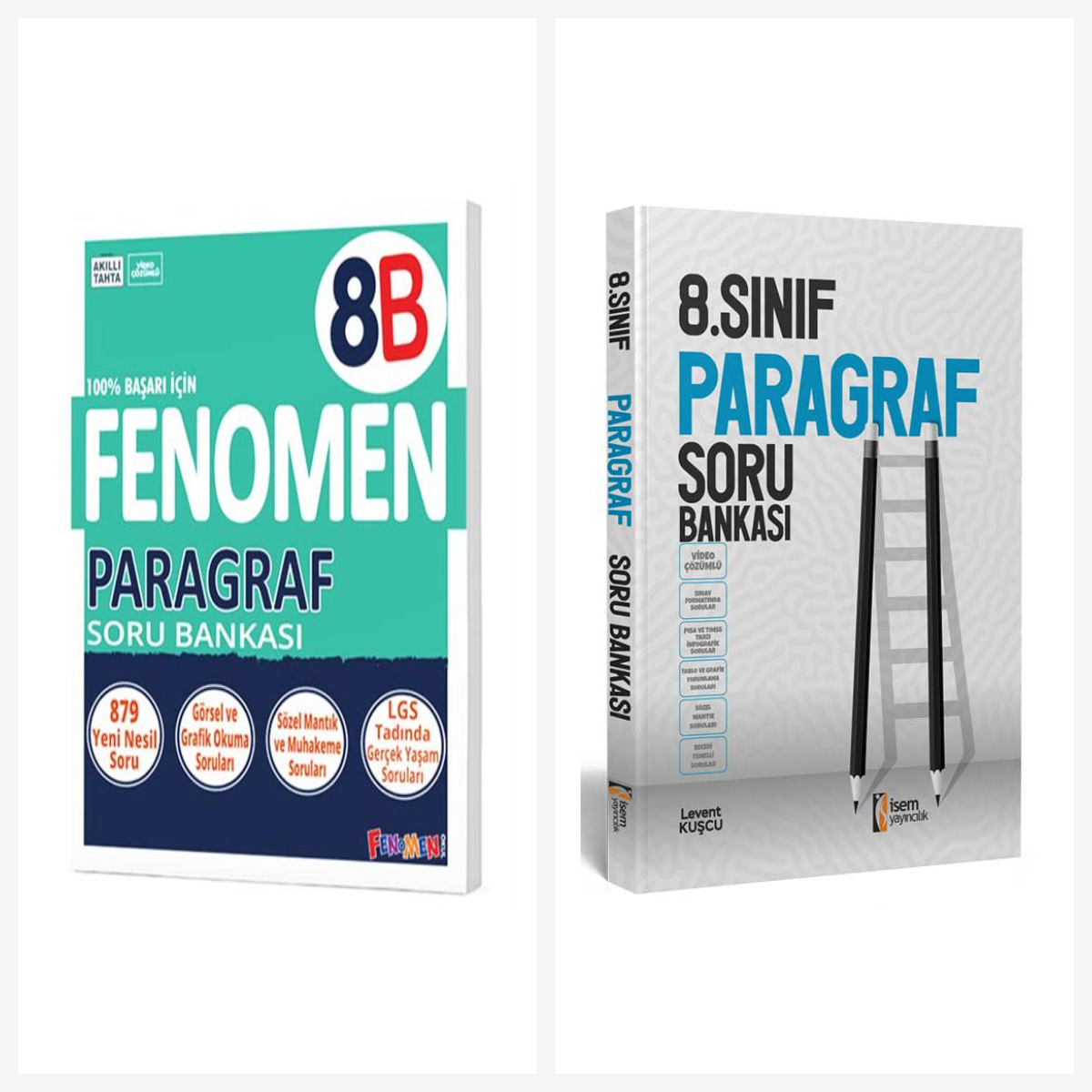 Fenomen 8. Sınıf Paragraf B Soru Bankası + İsem Paragraf Soru Bankası Seti