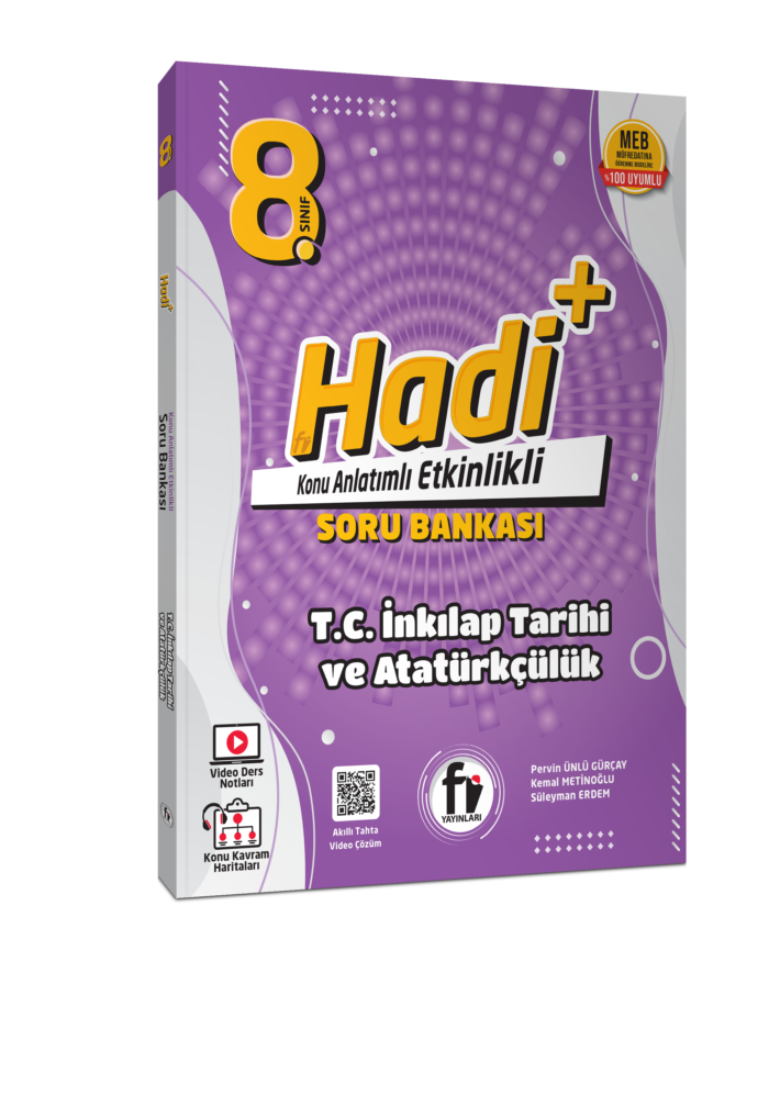 Fi 8.Sınıf Hadi T.C. İnkılap Tarihi ve Atatürkçülük Soru Bankası Fi Yayınları