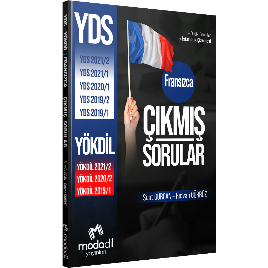 Fransızca YDS -YökDİL Çıkmış Sorular Modadil Yayınları