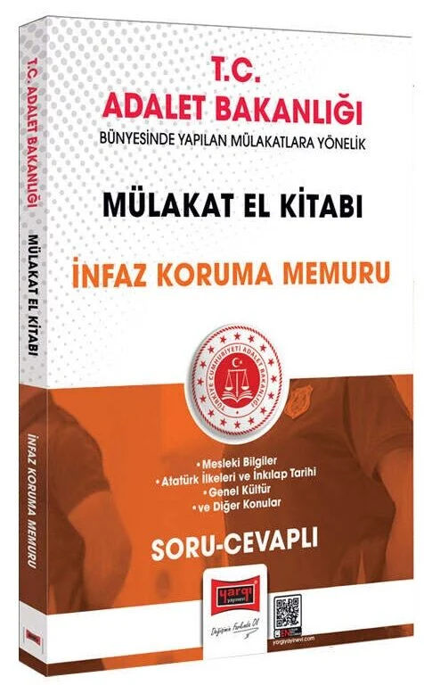 GYS Adalet Bakanlığı İnfaz Koruma Memuru Soru-Cevaplı Mülakat El Kitabı Görevde Yükselme Yargı Yayınları GYS Adalet Bakanlığı İnfaz Koruma Memuru Soru-Cevaplı Mülakat El Kitabı Görevde Yükselme Yargı Yayınları