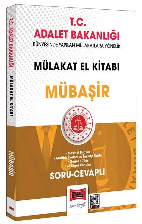 GYS Adalet Bakanlığı Mübaşir Soru-Cevaplı Mülakat El Kitabı Görevde Yükselme Yargı Yayınları GYS Adalet Bakanlığı Mübaşir Soru-Cevaplı Mülakat El Kitabı Görevde Yükselme Yargı Yayınları