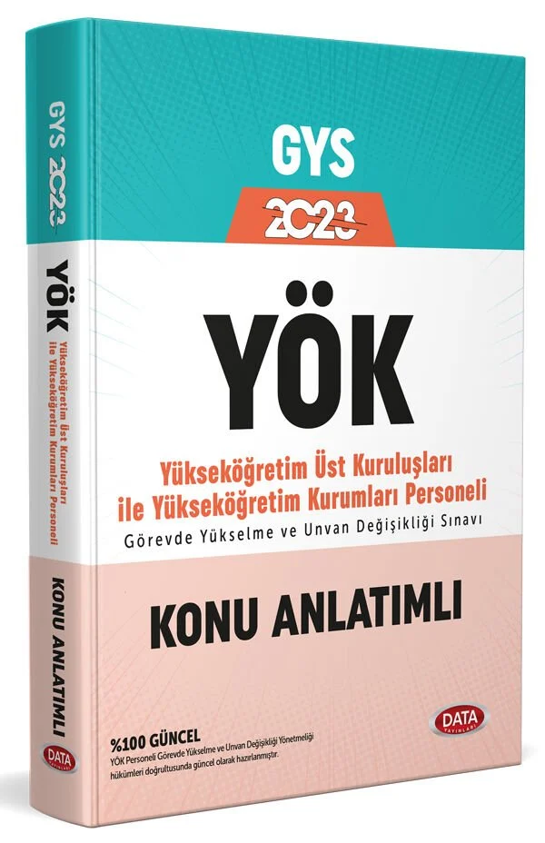 GYS YÖK Üst Kuruluşları ile YÖK Personeli Hazırlık Kitabı Data Yayınları