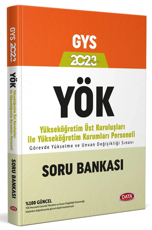 GYS YÖK Üst Kuruluşları ile YÖK Personeli Soru Bankası Data Yayınları