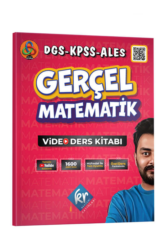 DGS KPSS ALES Gerçel Matematik Video Ders Kitabı KR Akademi Yayınları