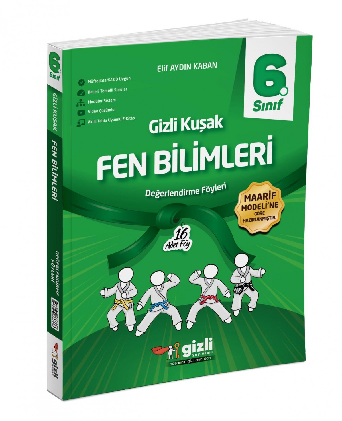 Gizli 6. Sınıf Fen Bilimleri Gizli Kuşak Değerlendirme Föyleri Gizli Yayınları