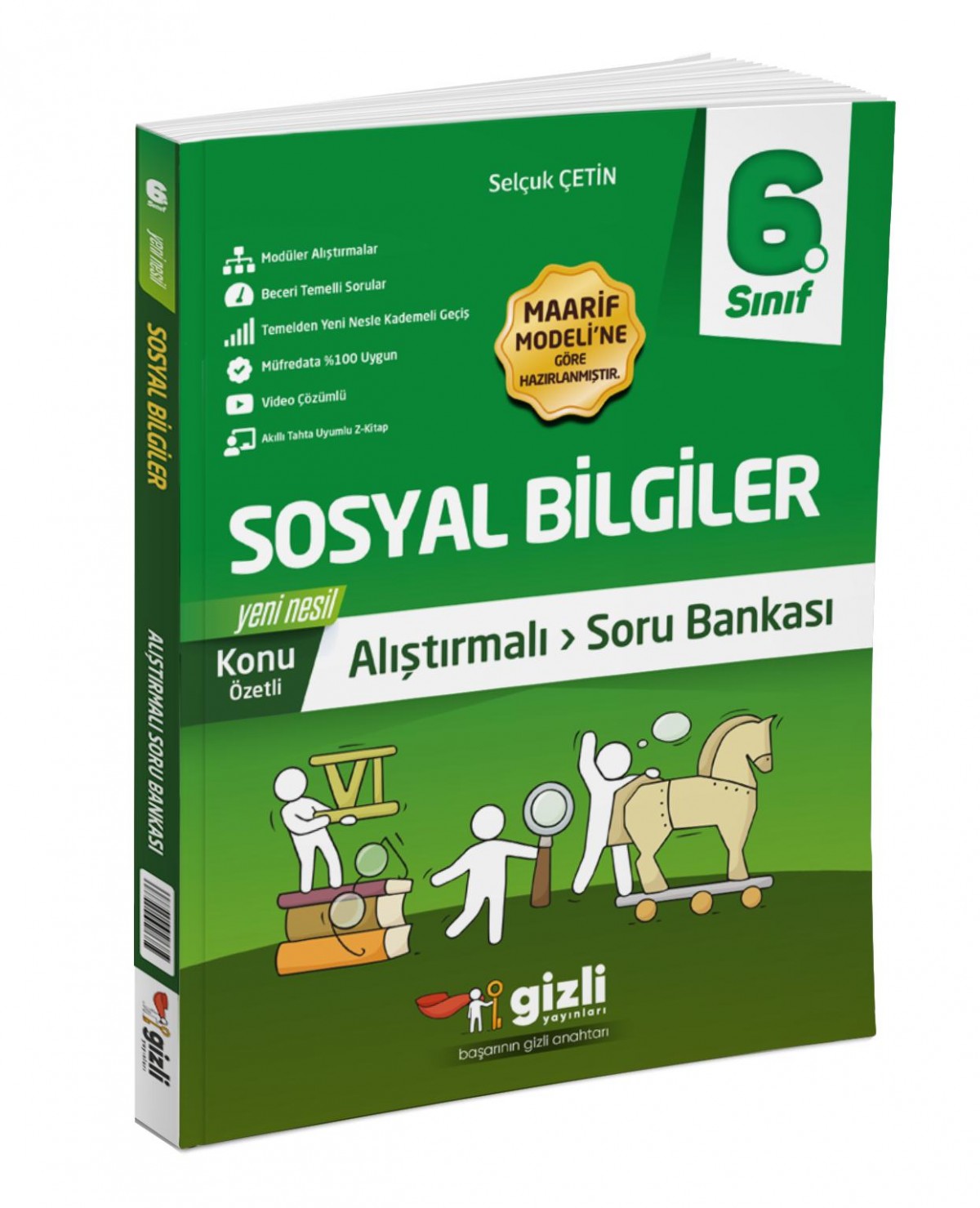 Gizli 6. Sınıf Sosyal Bilgiler Alıştırmalı Soru Bankası Gizli Yayınları