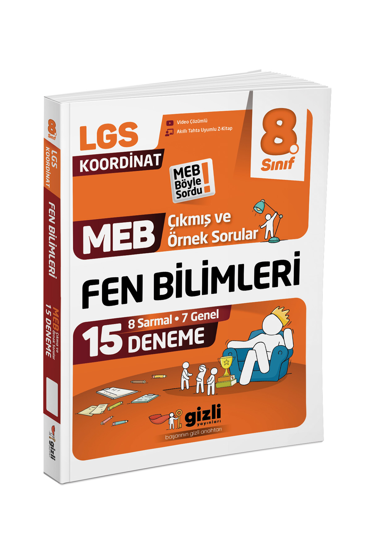 Gizli LGS MEB Çıkmış ve Örnek Sorular Fen Bilimleri 15'li Deneme-MEB Böyle Sordu Gizli Yayınları