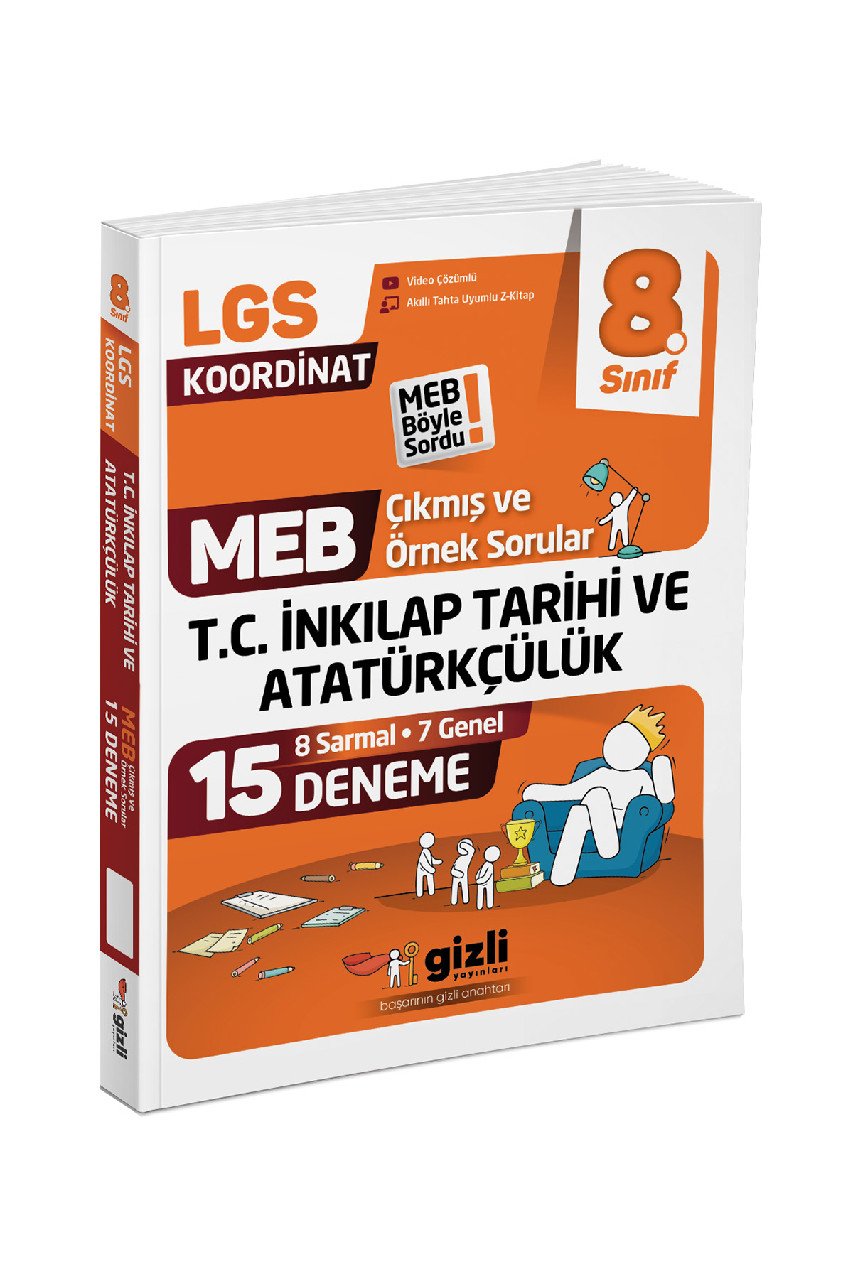Gizli LGS MEB Çıkmış ve Örnek Sorular T.C. İnkılap Tarihi ve Atatürkçülük 15'li Deneme-MEB Böyle Sordu Gizli Yayınları Gizli LGS MEB Çıkmış ve Örnek Sorular T.C. İnkılap Tarihi ve Atatürkçülük 15'li Deneme-MEB Böyle Sordu Gizli Yayınları