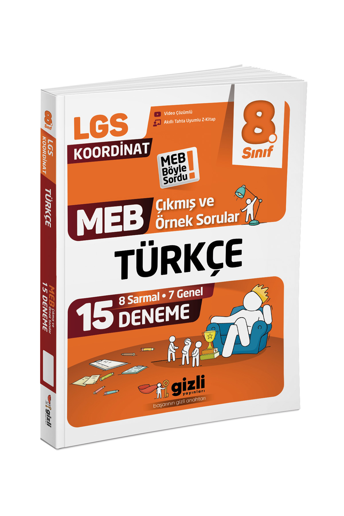 Gizli LGS MEB Çıkmış ve Örnek Sorular Türkçe 15'li Deneme-MEB Böyle Sordu Gizli Yayınları