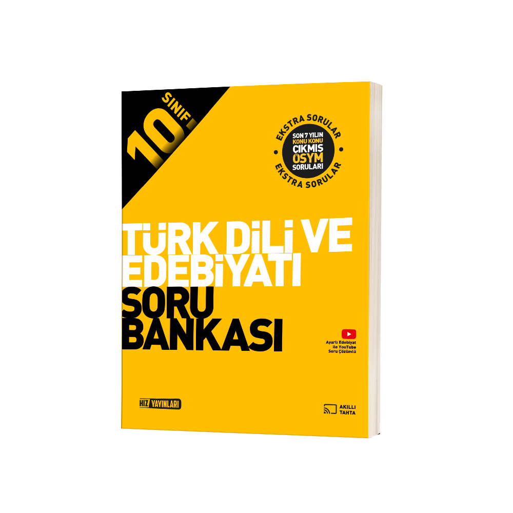 Hız 10. Sınıf Türk Dili ve Edebiyatı Soru Bankası Hız Yayınları