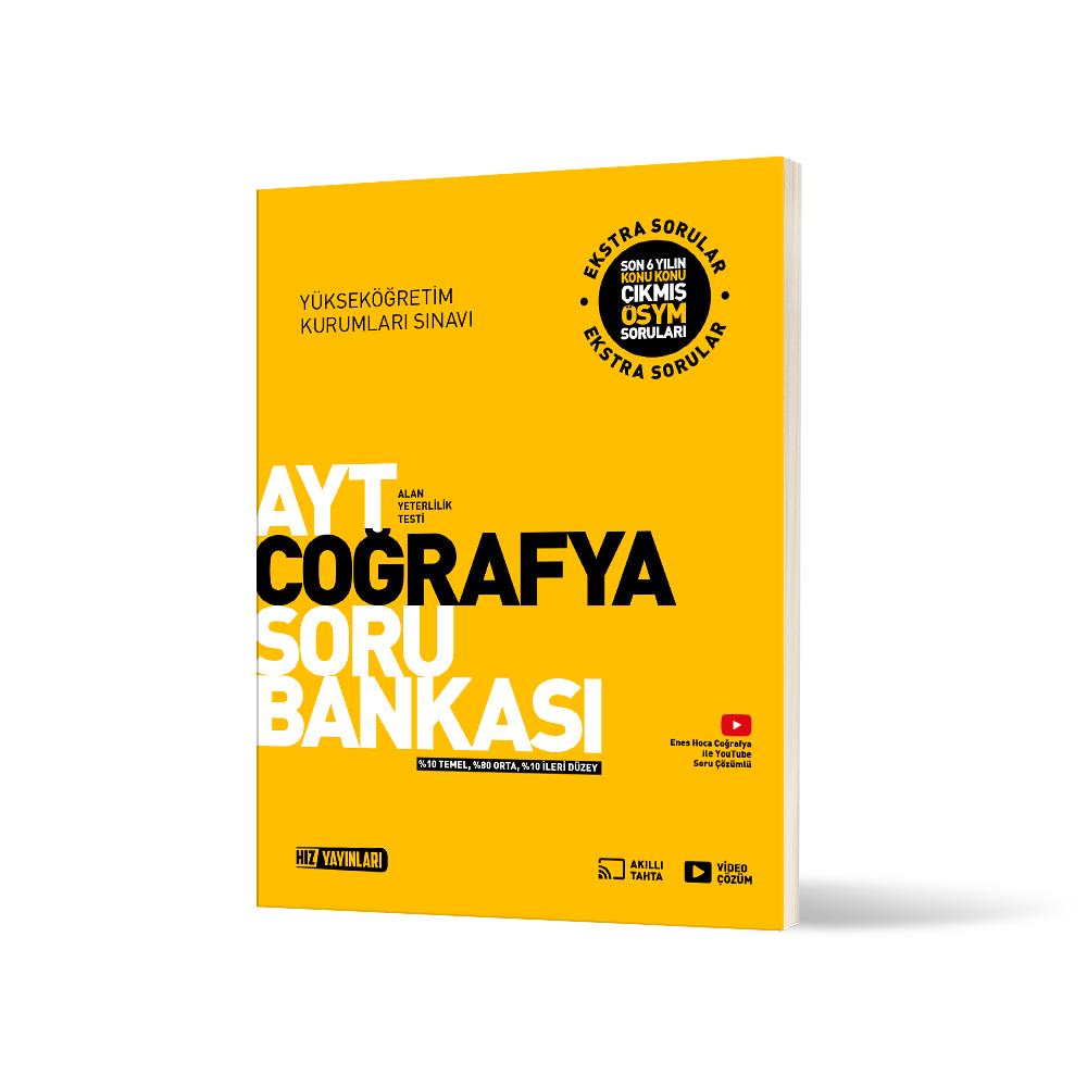 Hız AYT Coğrafya Soru Bankası Hız Yayınları Hız AYT Coğrafya Soru Bankası Hız Yayınları