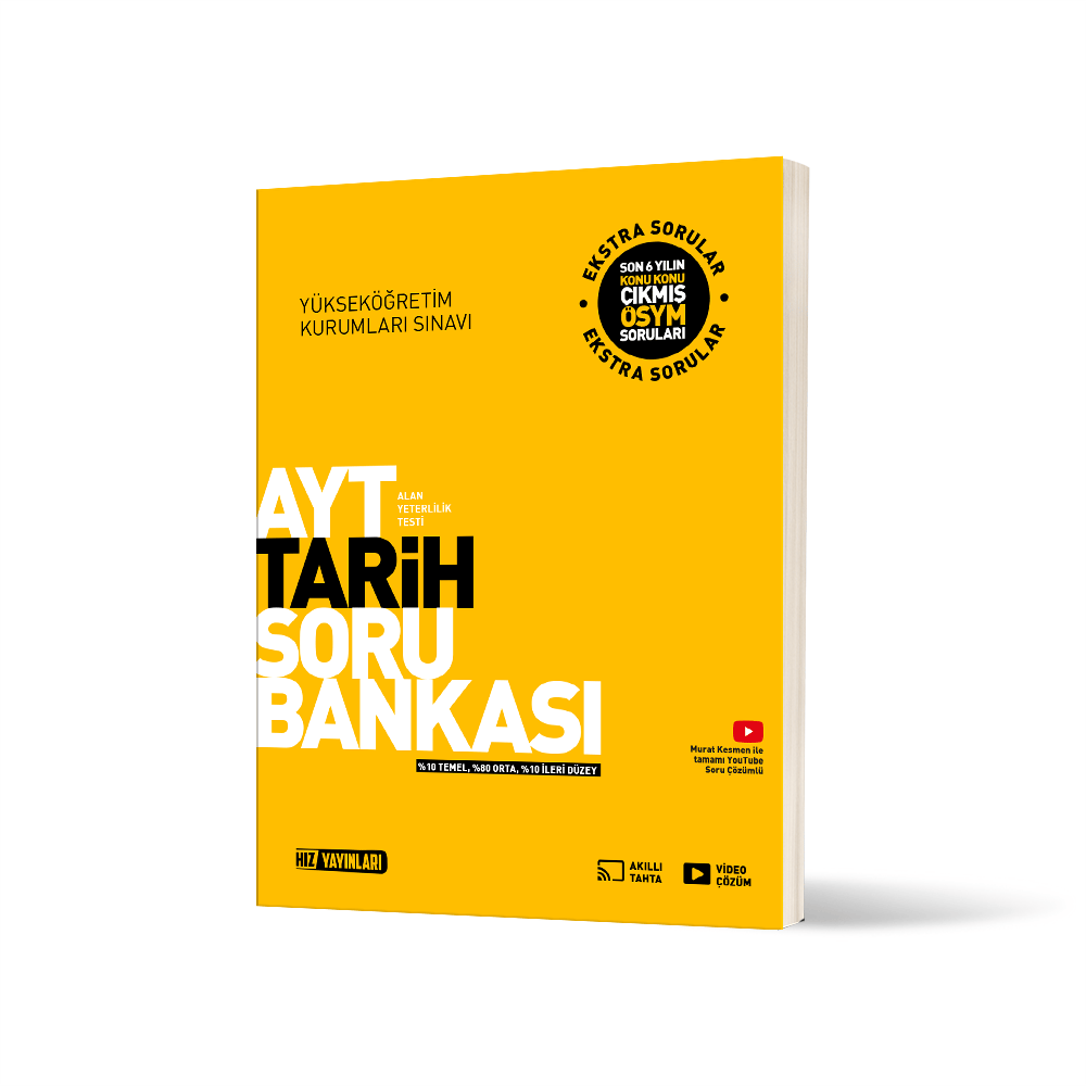 Hız AYT Tarih Soru Bankası Hız Yayınları