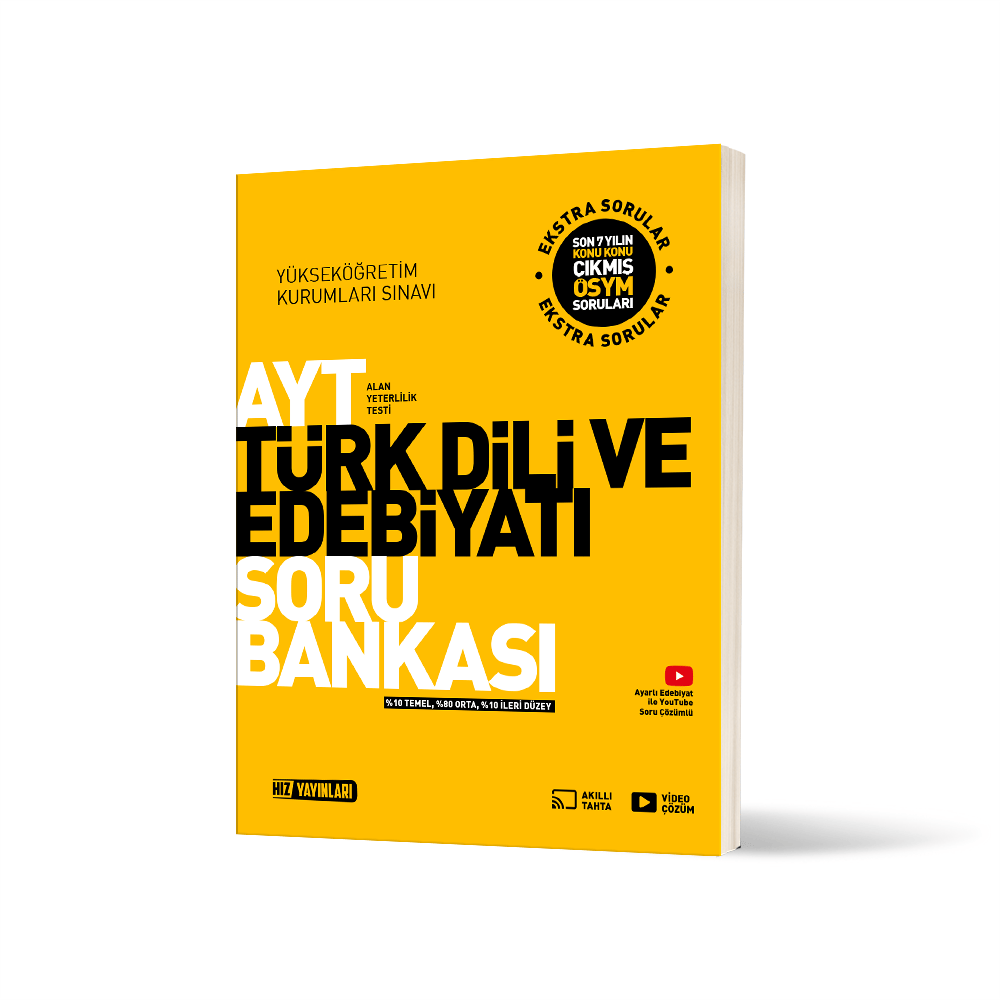 Hız AYT Türk Dili ve Edebiyatı Soru Bankası Hız Yayınları Hız AYT Türk Dili ve Edebiyatı Soru Bankası Hız Yayınları