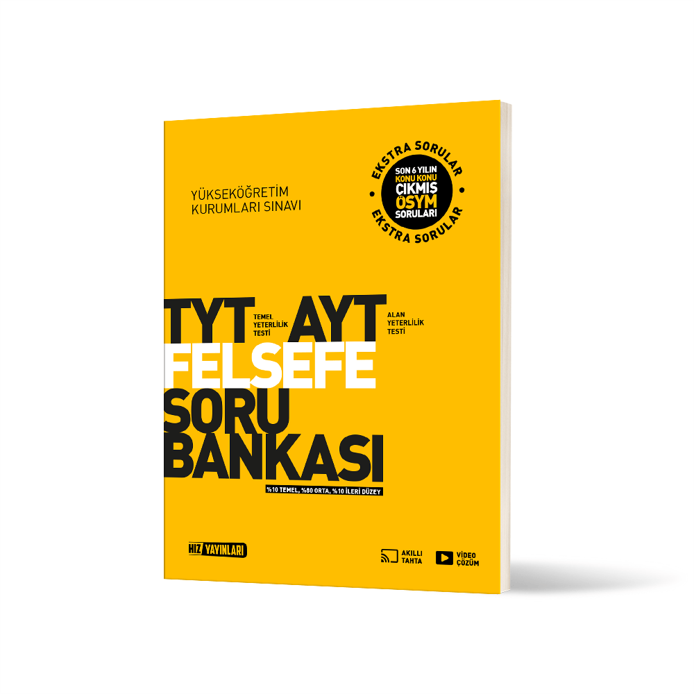 Hız TYT-AYT Felsefe Soru Bankası Hız Yayınları