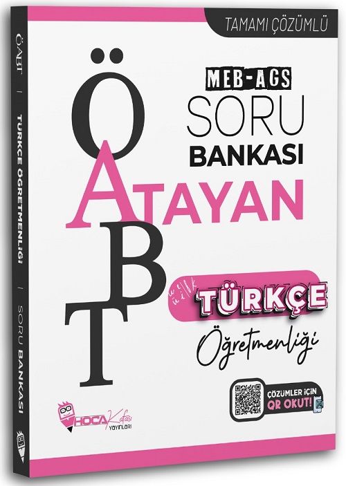 Hoca Kafası ÖABT MEB-AGS Türkçe Öğretmenliği Atayan Soru Bankası Çözümlü Hoca Kafası Yayınları Hoca Kafası ÖABT MEB-AGS Türkçe Öğretmenliği Atayan Soru Bankası Çözümlü Hoca Kafası Yayınları