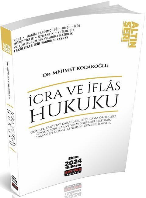 İcra ve İflas Hukuku Konu Anlatımı Savaş Yayınevi