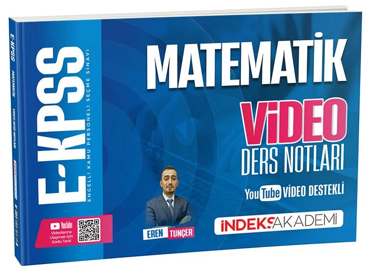 İndeks Akademi 2026 EKPSS Matematik Video Ders Notları - Eren Tunçer İndeks Akademi Yayıncılık İndeks Akademi 2026 EKPSS Matematik Video Ders Notları - Eren Tunçer İndeks Akademi Yayıncılık