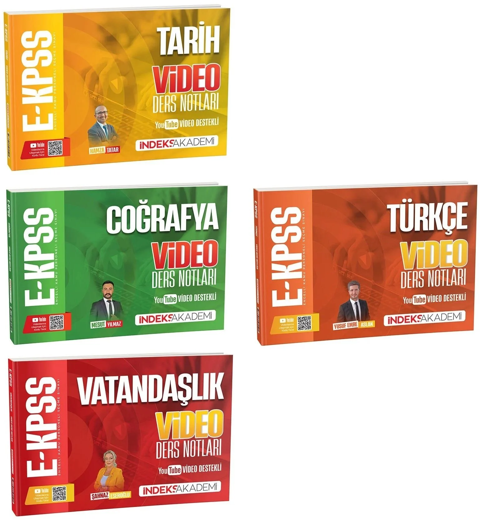 İndeks Akademi 2026 EKPSS Tarih + Coğrafya + Vatandaşlık + Türkçe Video Ders Notları 4 lü Set İndeks Akademi Yayıncılık İndeks Akademi 2026 EKPSS Tarih + Coğrafya + Vatandaşlık + Türkçe Video Ders Notları 4 lü Set İndeks Akademi Yayıncılık