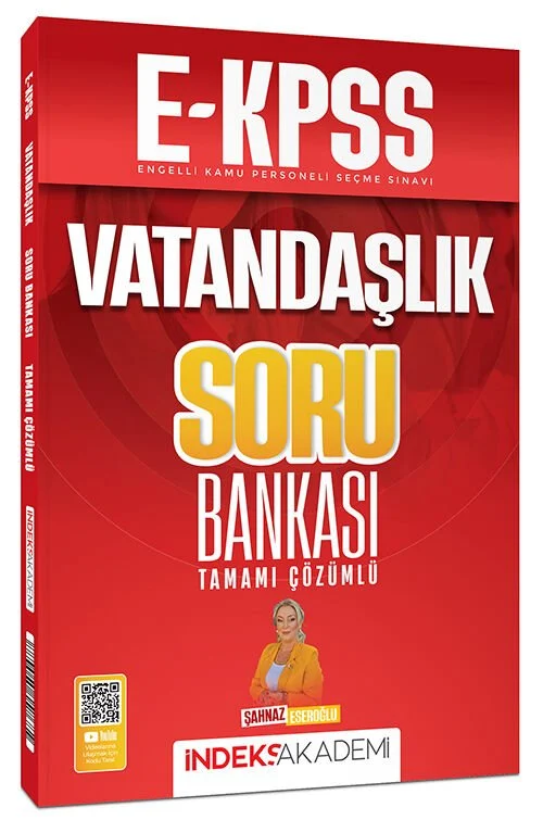İndeks Akademi 2026 EKPSS Vatandaşlık Soru Bankası Çözümlü - Şahnaz Eseroğlu İndeks Akademi Yayıncılık İndeks Akademi 2026 EKPSS Vatandaşlık Soru Bankası Çözümlü - Şahnaz Eseroğlu İndeks Akademi Yayıncılık