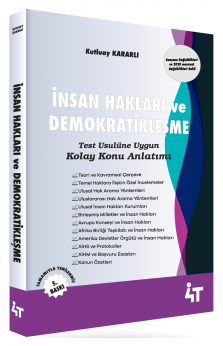 İnsan Hakları ve Demokratikleşme Kolay Konu Anlatımı - Kutluay Kararlı 5. Baskı 4T Yayınları