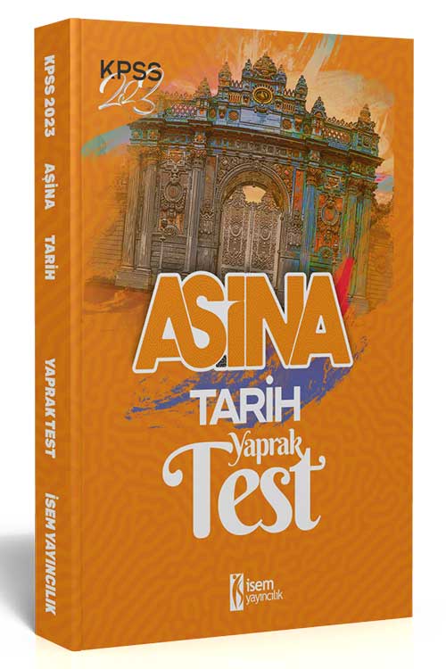 İsem 2023 KPSS Lisans Aşina Tarih Çek Kopar Yaprak Test İsem Yayıncılık İsem 2023 KPSS Lisans Aşina Tarih Çek Kopar Yaprak Test İsem Yayıncılık