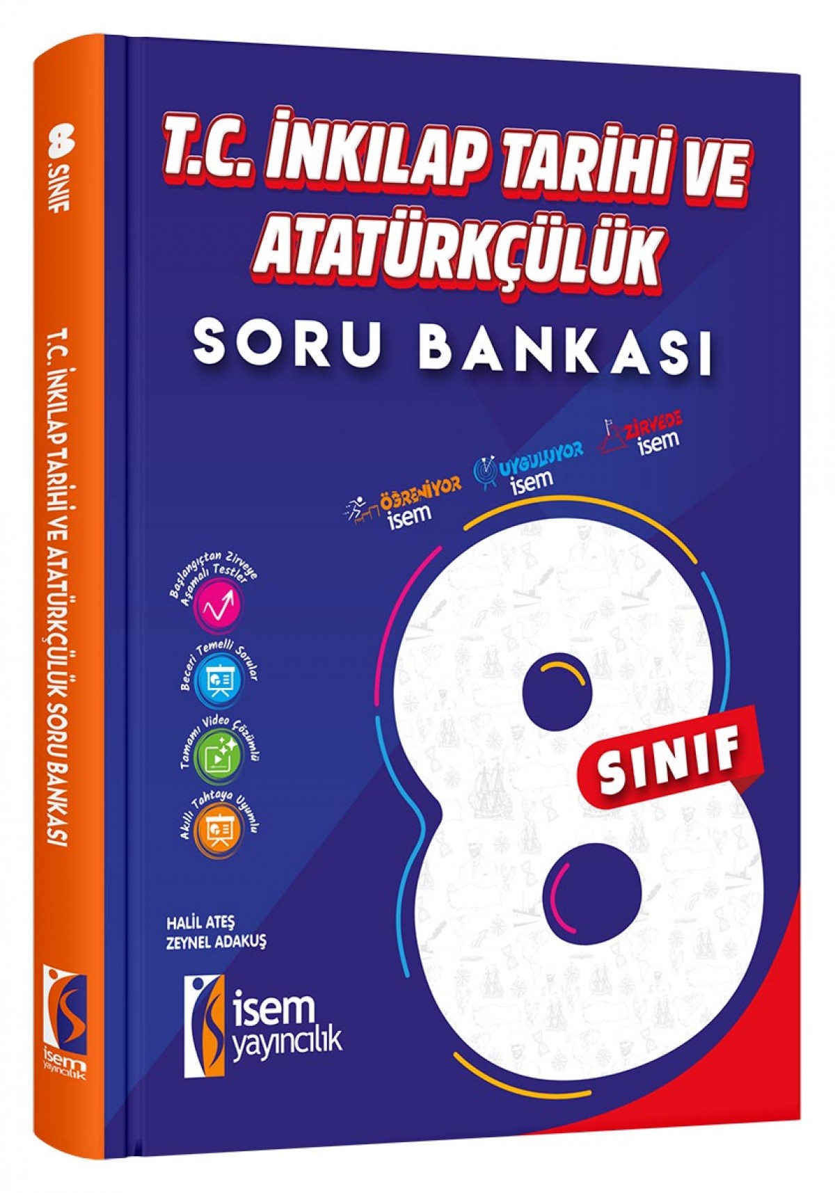 İsem 8. Sınıf T.C. İnkilap Tarihi ve Atatürkçülük Soru Bankası İsem Yayıncılık - Maarif Modele Uygun İsem 8. Sınıf T.C. İnkilap Tarihi ve Atatürkçülük Soru Bankası İsem Yayıncılık - Maarif Modele Uygun