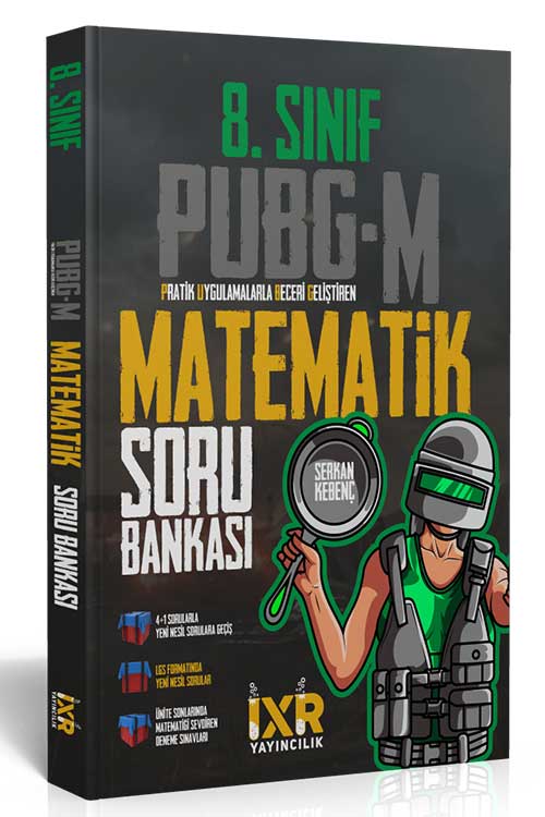 İxir PUBG-M 8. Sınıf LGS Matematik Soru Bankası İxir Yayıncılık İxir PUBG-M 8. Sınıf LGS Matematik Soru Bankası İxir Yayıncılık