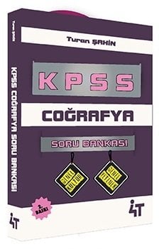 KPSS Coğrafya Soru Bankası 2. Baskı 4T Yayınları